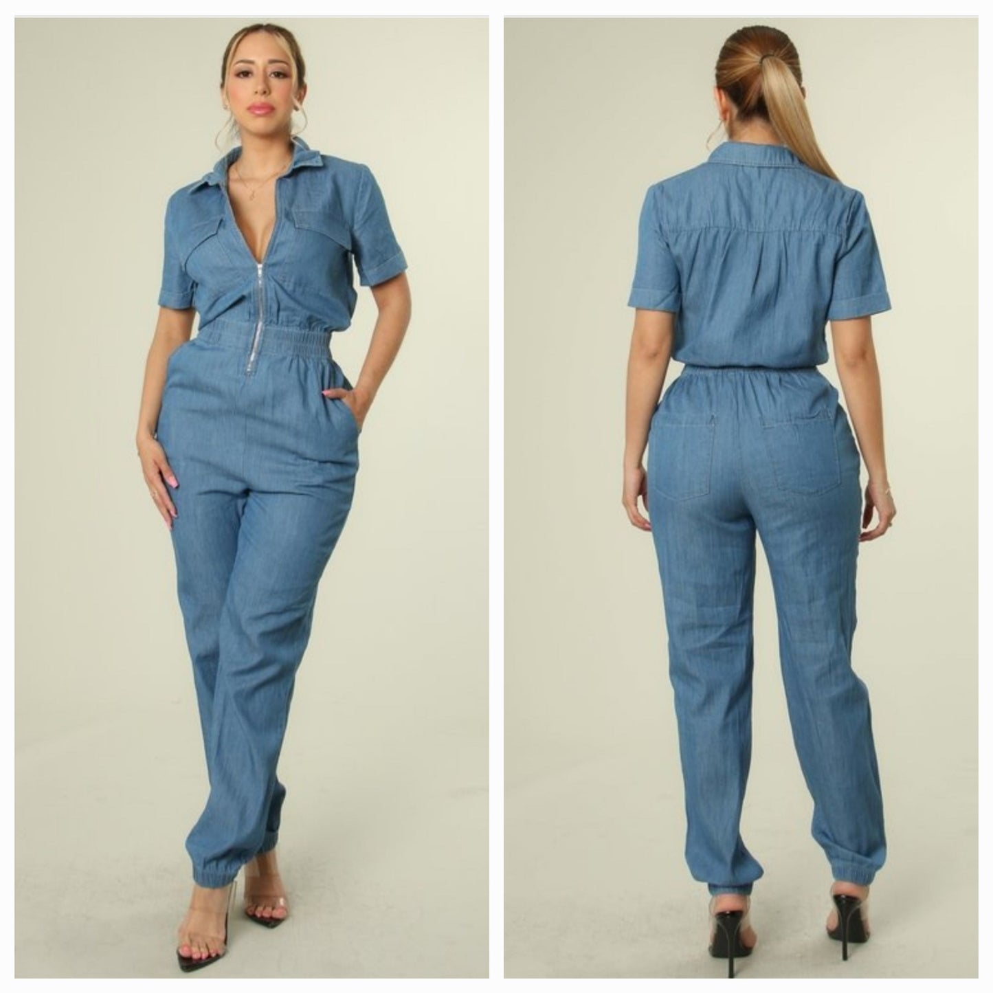 Women's Demin Jumpsuit