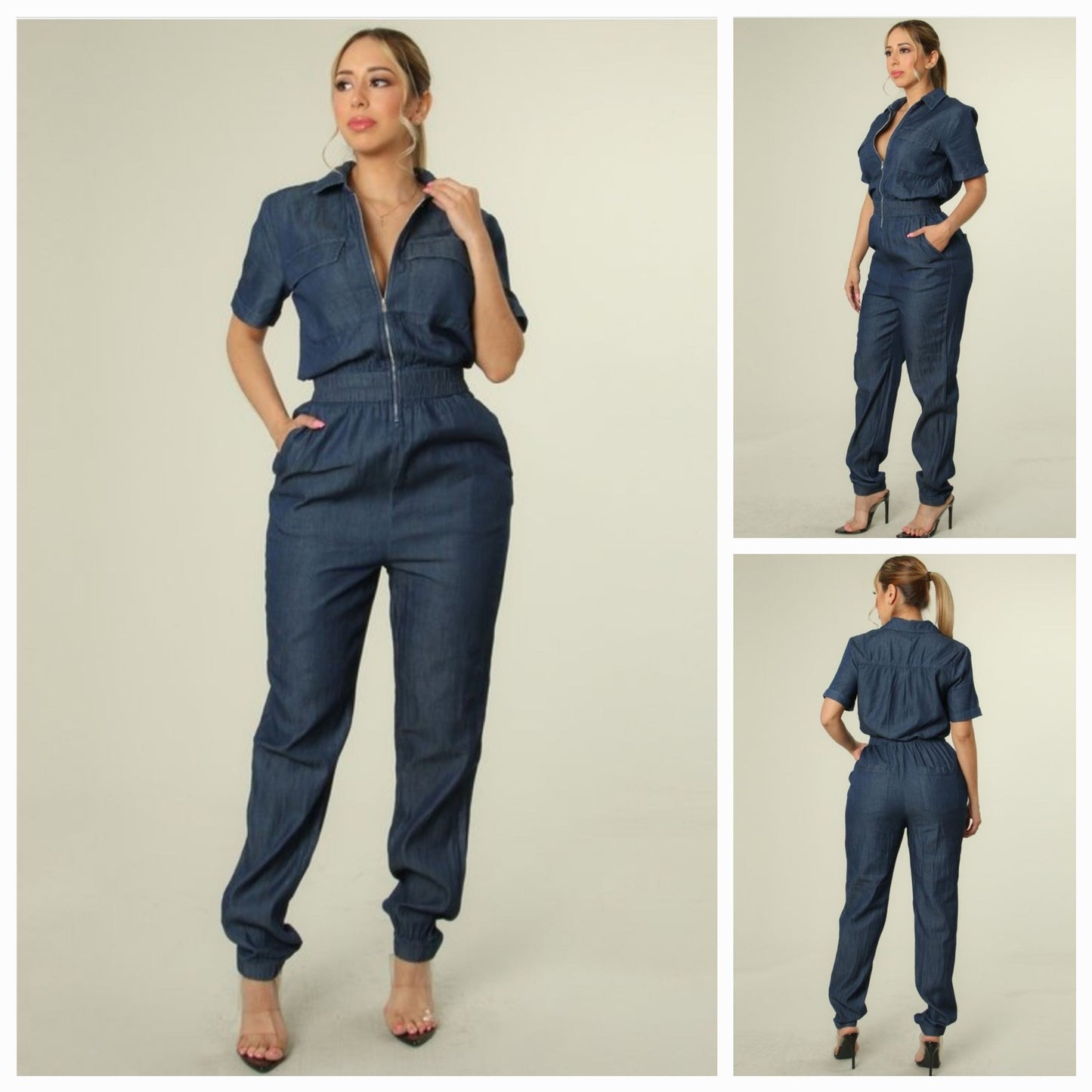 Women's Demin Jumpsuit