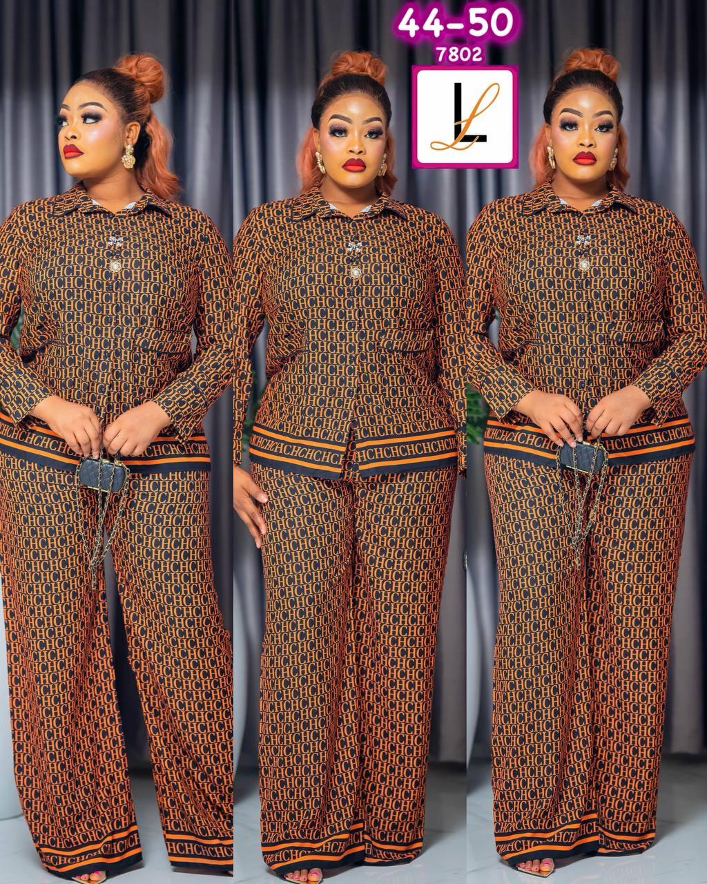 DIANA EMBELLISHED- 2PCS GEMSTONE BLOUSE/BELT/PANT SET